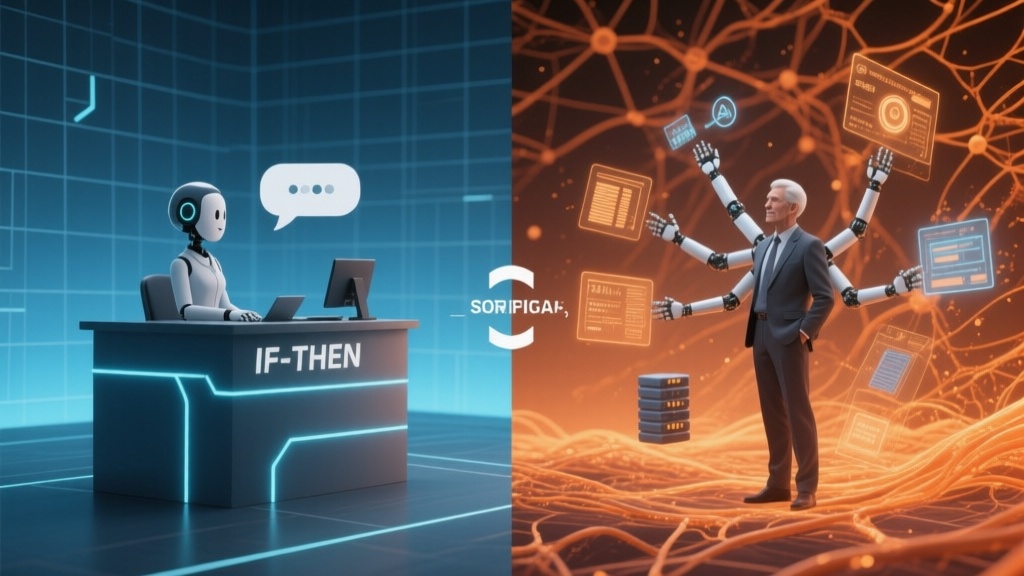 Chatbot vs agente IA: diferencias y cuándo usar cada uno